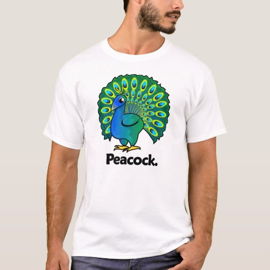 Pfau-Pfau T-Shirt (Vorderseite)