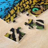 Pfau-Pracht-Illustration Puzzle (Seite)