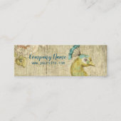 Pfau - Preis-Tag, Visitenkarte (Vorderseite)