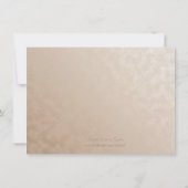 Pfau Rett-The-Date, Alpana-Stil Save The Date (Rückseite)