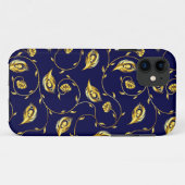 Pfau-Sari-Muster Case-Mate iPhone Hülle (Rückseite (Horizontal))