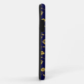 Pfau-Sari-Muster Case-Mate iPhone Hülle (Hinten/Rechts)