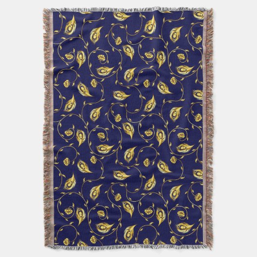 Pfau-Sari-Muster Decke (Vorderseite Vertikal)