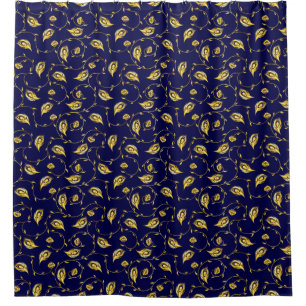 Pfau-Sari-Muster Duschvorhang