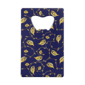 Pfau-Sari-Muster Geldbeutel Flaschenöffner (Rückseite)