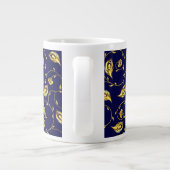 Pfau-Sari-Muster Jumbo-Tasse (Rückseite)