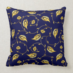 Pfau-Sari-Muster Kissen