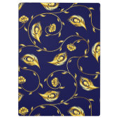 Pfau-Sari-Muster Klemmbrett (Rückseite)