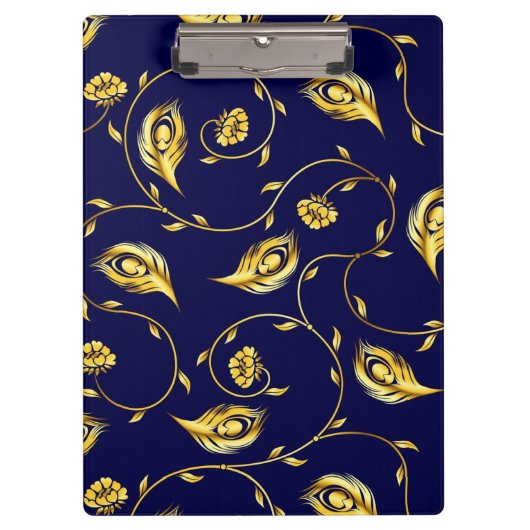 Pfau-Sari-Muster Klemmbrett (Vorderseite)