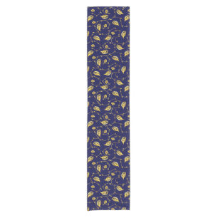 Pfau-Sari-Muster Kurzer Tischläufer