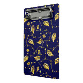 Pfau-Sari-Muster Mini Klemmbrett (Gewinkelt2)