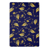 Pfau-Sari-Muster Mini Klemmbrett (Rückseite)