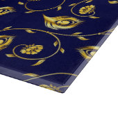 Pfau-Sari-Muster Schneidebrett (Ecke)