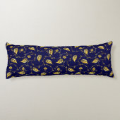 Pfau-Sari-Muster Seitenschläferkissen (Rückseite)