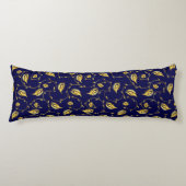 Pfau-Sari-Muster Seitenschläferkissen (Vorderseite)