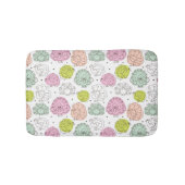 Pfau scherzt die Vintage Tapete Badematte (Vorderseite)