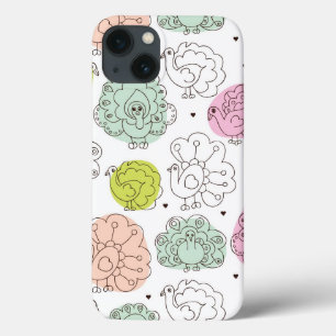 Pfau scherzt die Vintage Tapete Case-Mate iPhone Hülle