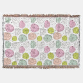 Pfau scherzt die Vintage Tapete Decke (Vorderseite)