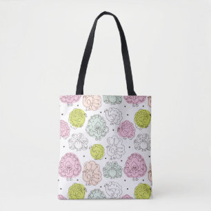 Pfau scherzt die Vintage Tapete Tasche