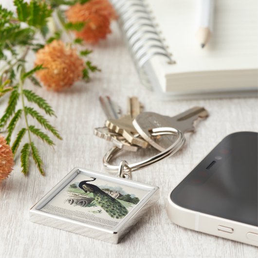 Pfau Schlüsselanhänger (Seite)