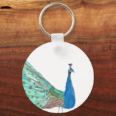 Pfau Schlüsselanhänger (Vorderseite)