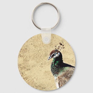 Pfau Schlüsselanhänger