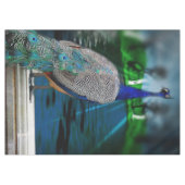 Pfau-Schwanz Tischdecke (Vorderseite (Horizontal))