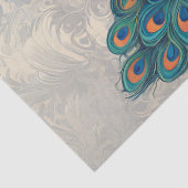 Pfau Seidenpapier (Detail)