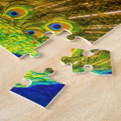 Pfau, Silberfälle, Kauai, Hawaii Puzzle (Seite)