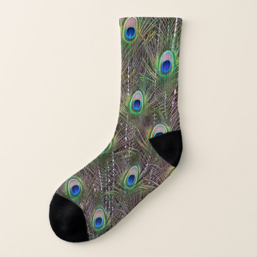 Pfau-Socken Socken (Links - Außen)