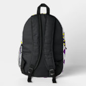 Pfau Spaß cool Bedruckter Rucksack (Rückseite)