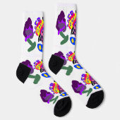 Pfau Spaß cool Socken (Rechts)