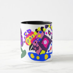 Pfau Spaß cool Tasse