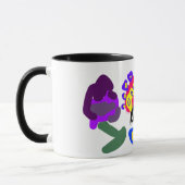 Pfau Spaß cool Tasse (Links)