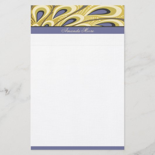 Pfau stationär briefpapier (Vorderseite)