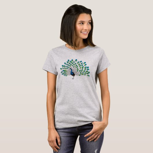 Pfau T-Shirt (Vorne ganz)