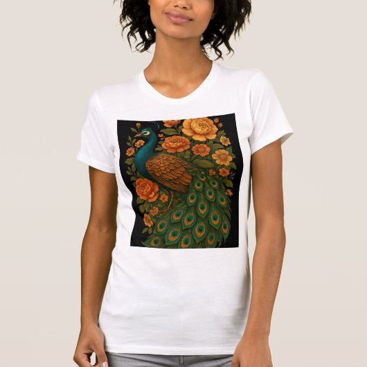 Pfau T-Shirt (Vorderseite)