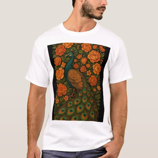 Pfau T-Shirt (Vorderseite)