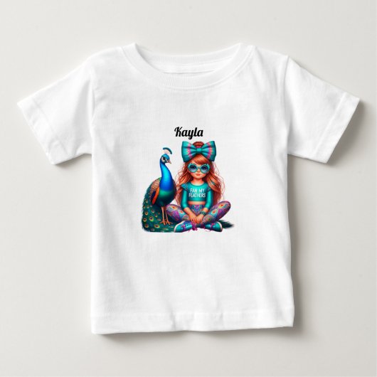 Pfau T-Shirt (Vorderseite)