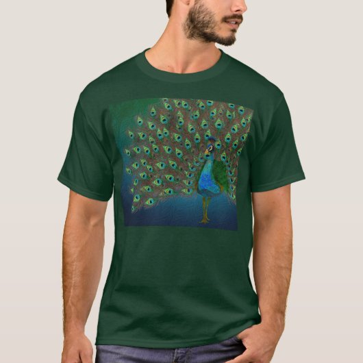 Pfau T-Shirt (Vorderseite)