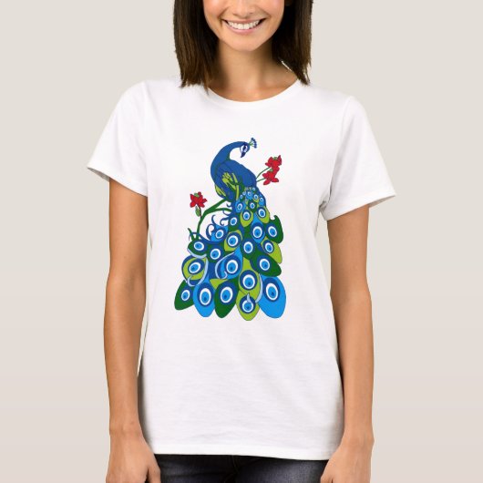 Pfau T-Shirt (Vorderseite)