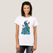 Pfau T-Shirt (Vorne ganz)