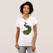 Pfau T-Shirt (Vorne ganz)
