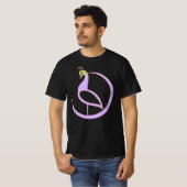 Pfau T-Shirt-Design  T-Shirt (Vorne ganz)