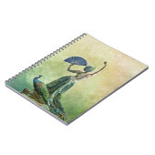 Pfau-Tänzer-Anmerkungsbuch Notizblock (Linke Seite)