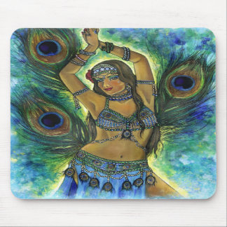Pfau-Tänzer Mousepad