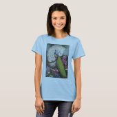 Pfau-Tapisserie 010110 009 T-Shirt (Vorne ganz)