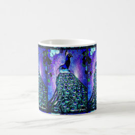 Pfau-Tasse durch Carol Zeock Kaffeetasse