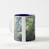 Pfau-Tasse Zweifarbige Tasse (Vorderseite Links)