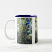 Pfau-Tasse Zweifarbige Tasse (Links)